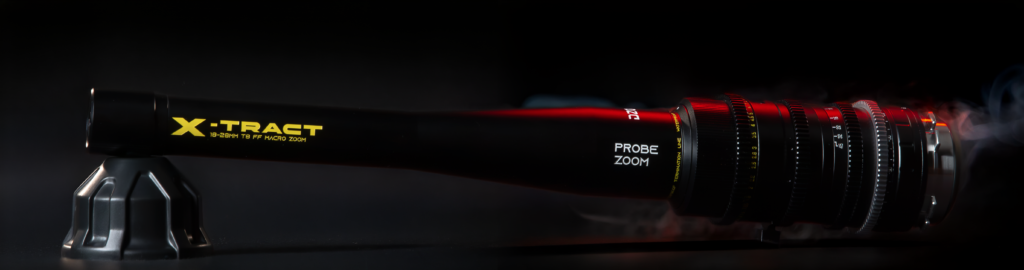 DZOFilm X-Tract 18-28mm T8 FF Probe Zoom lens rental at Ontario Camera Toronto