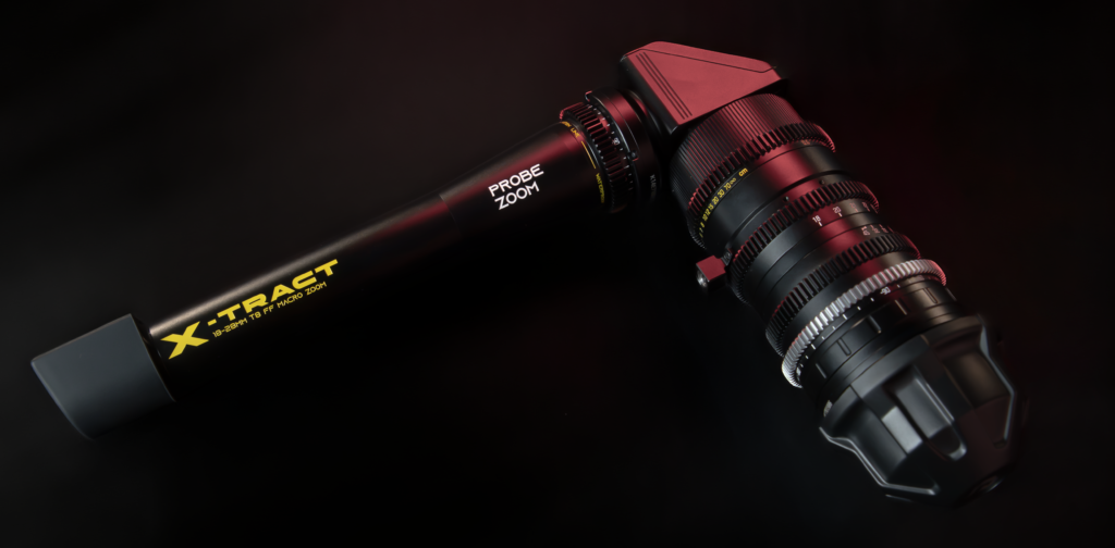 DZOFilm X-Tract 18-28mm T8 FF Probe Zoom lens rental at Ontario Camera Toronto