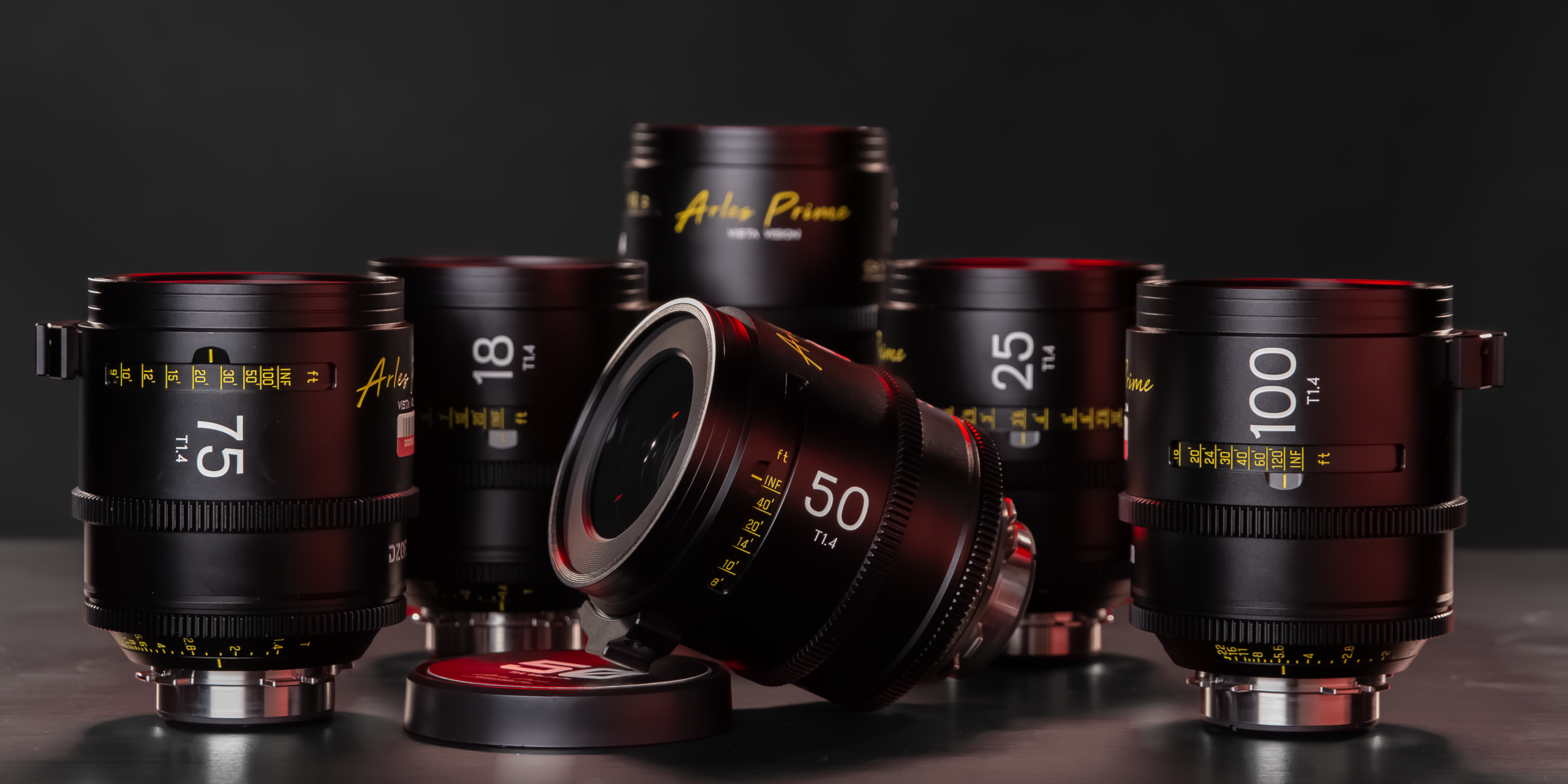 Arles Prime Vista Vision Cinema Lens Set available for rent at Ontario Camera in Toronto